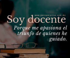 Soy docente