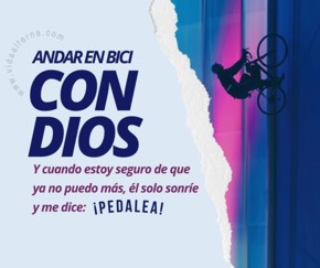 Andar en bici con Dios