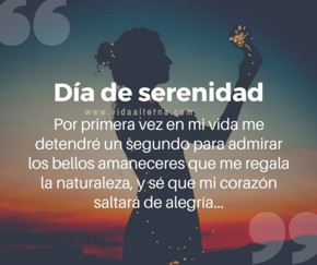 Día de serenidad