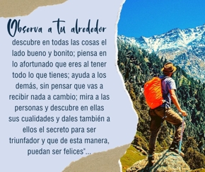 El secreto para ser feliz