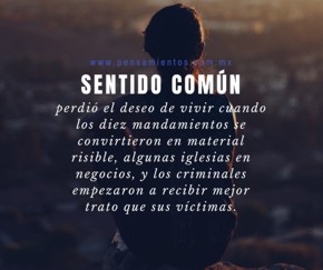 El sentido común ha muerto