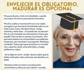 Envejecer es obligatorio, madurar es opcional