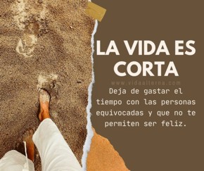 La vida es corta