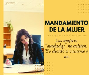 Los diez mandamientos de la mujer