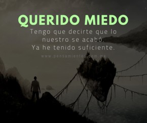 Querido miedo