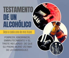 Testamento de un alcohólico