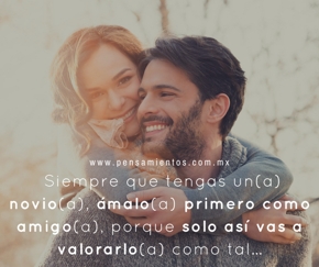 Tu novio (a), tu amigo (a)... qué será mejor?