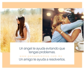 Un ángel y un amigo